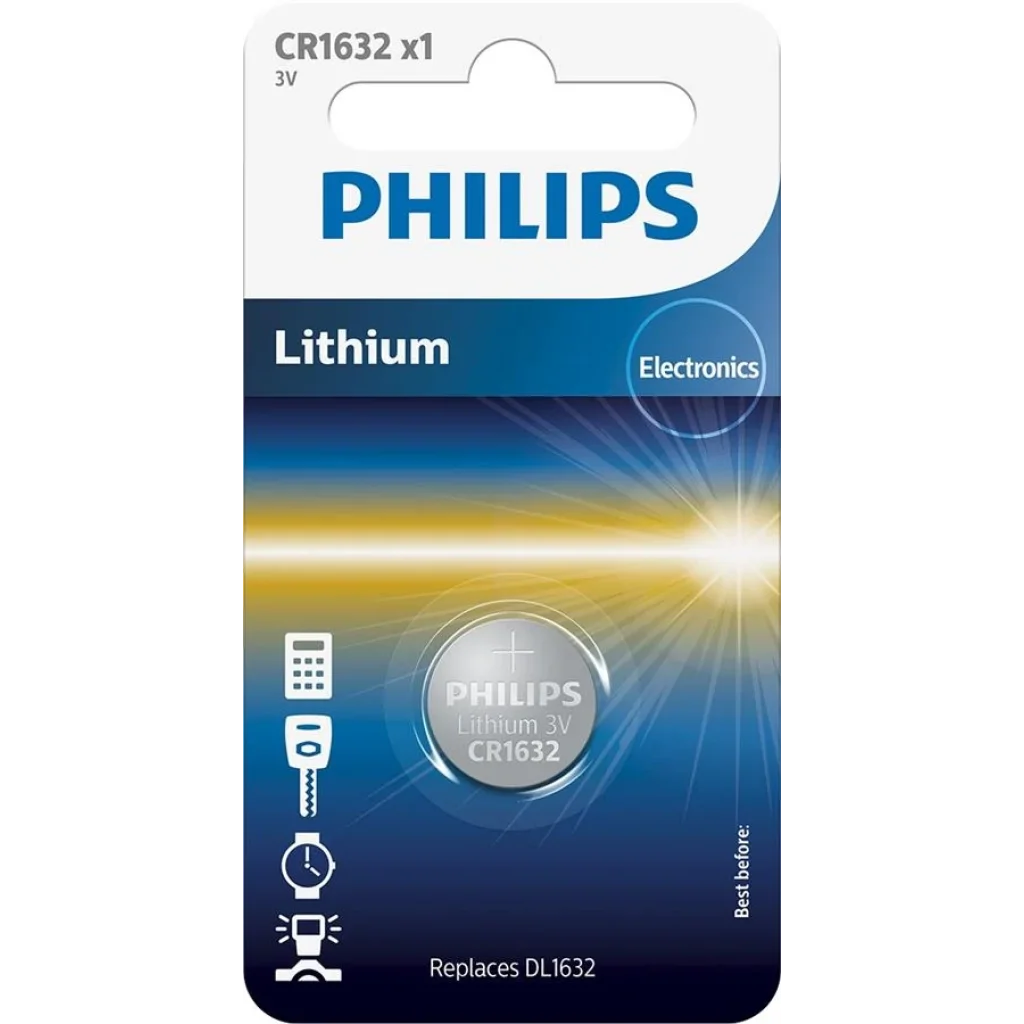 Батарейка Philips Lithium CR 1632 BLI 1 UA